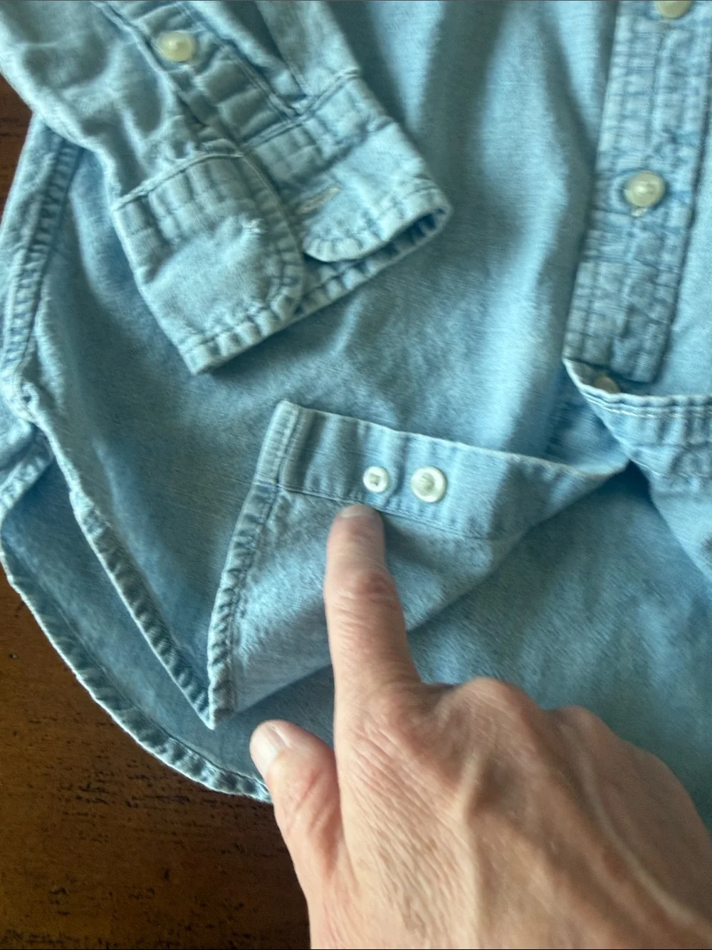 Ralph Lauren Light Blue Long-Sleeve Button-Down Shirt